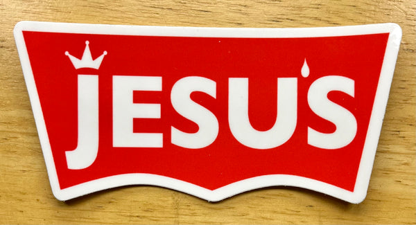 Stickers- Jesus wears Levi's!